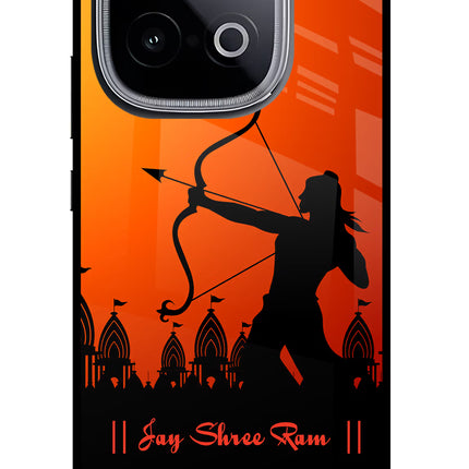Lord Ram - 4 iQOO Neo 10 Glass Case Back Cover by Casekaro