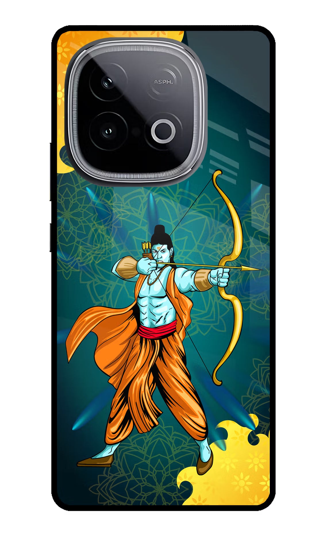 Lord Ram - 6 iQOO Neo 10 Glass Case Back Cover by Casekaro