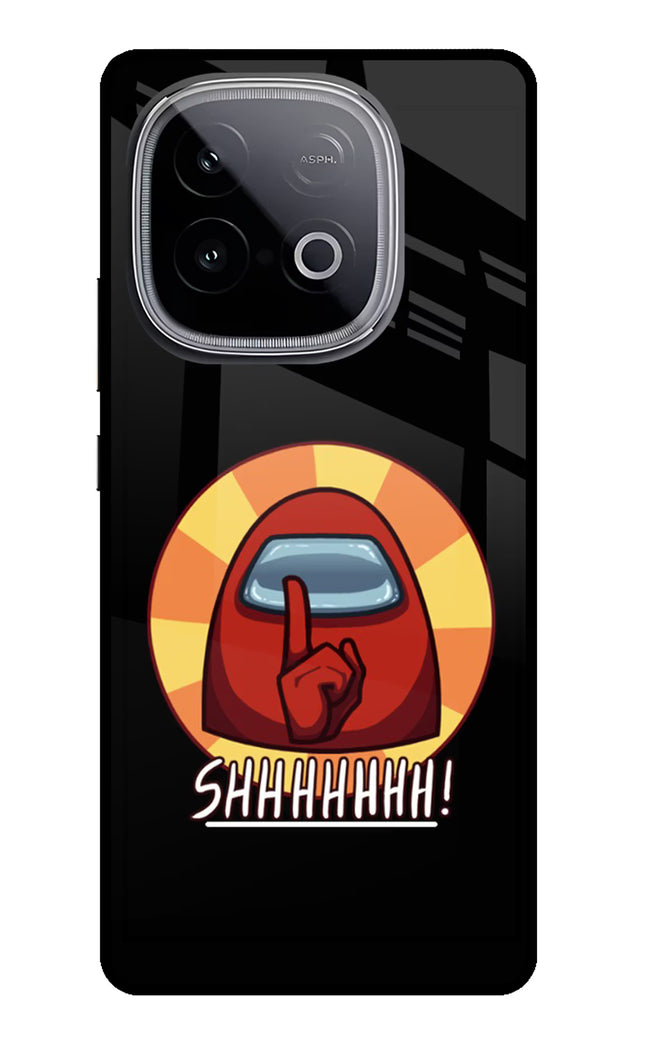 Among Us Shhh! iQOO Neo 10 Glass Case Back Cover by Casekaro