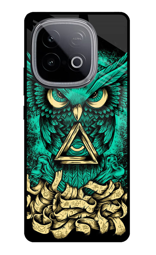 Green Owl iQOO Neo 10 Glass Case