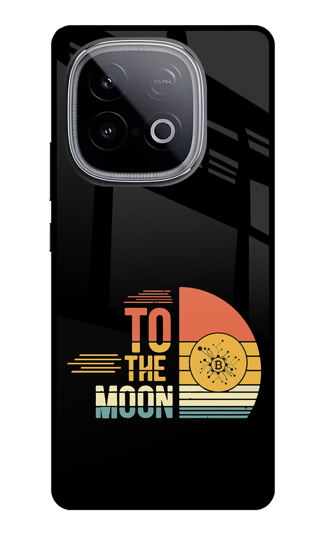 To the Moon iQOO Neo 10 Glass Case Back Cover by Casekaro