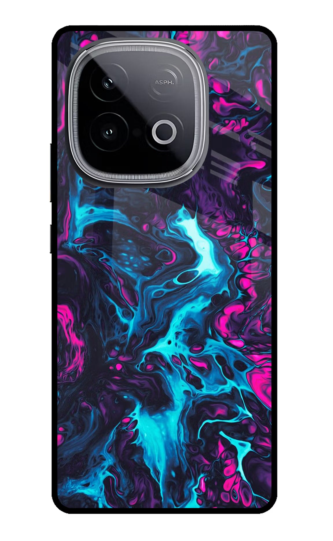 Abstract iQOO Neo 10 Glass Case Back Cover by Casekaro