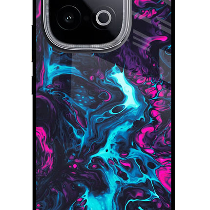 Abstract iQOO Neo 10 Glass Case Back Cover by Casekaro