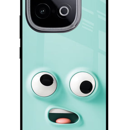Funny Cartoon iQOO Neo 10 Glass Case Back Cover by Casekaro
