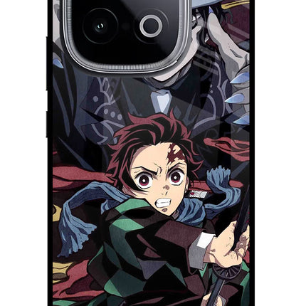 Demon Slayer iQOO Neo 10 Glass Case Back Cover by Casekaro