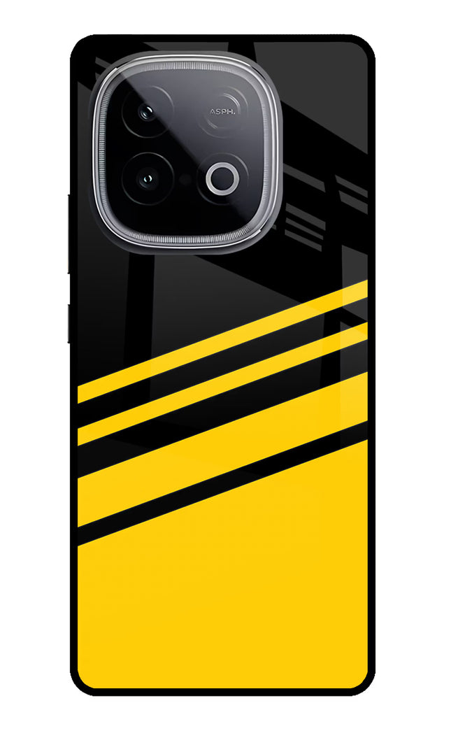 Yellow Shades iQOO Neo 10 Glass Case Back Cover by Casekaro