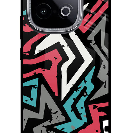 Geometric Graffiti iQOO Neo 10 Glass Case
