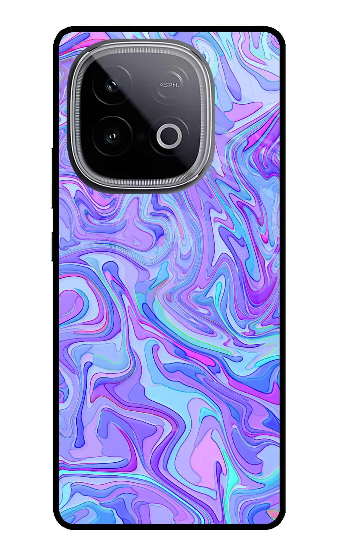 Glitter iQOO Neo 10 Glass Case Back Cover by Casekaro