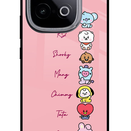 BTS names iQOO Neo 10 Glass Case Back Cover by Casekaro