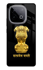 Satyamev Jayate Golden iQOO Neo 10 Glass Case