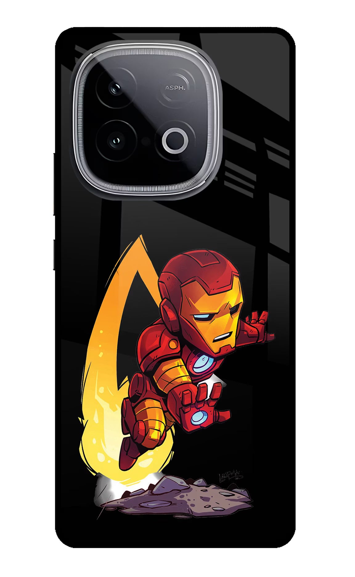 IronMan iQOO Neo 10 Glass Case Back Cover by Casekaro