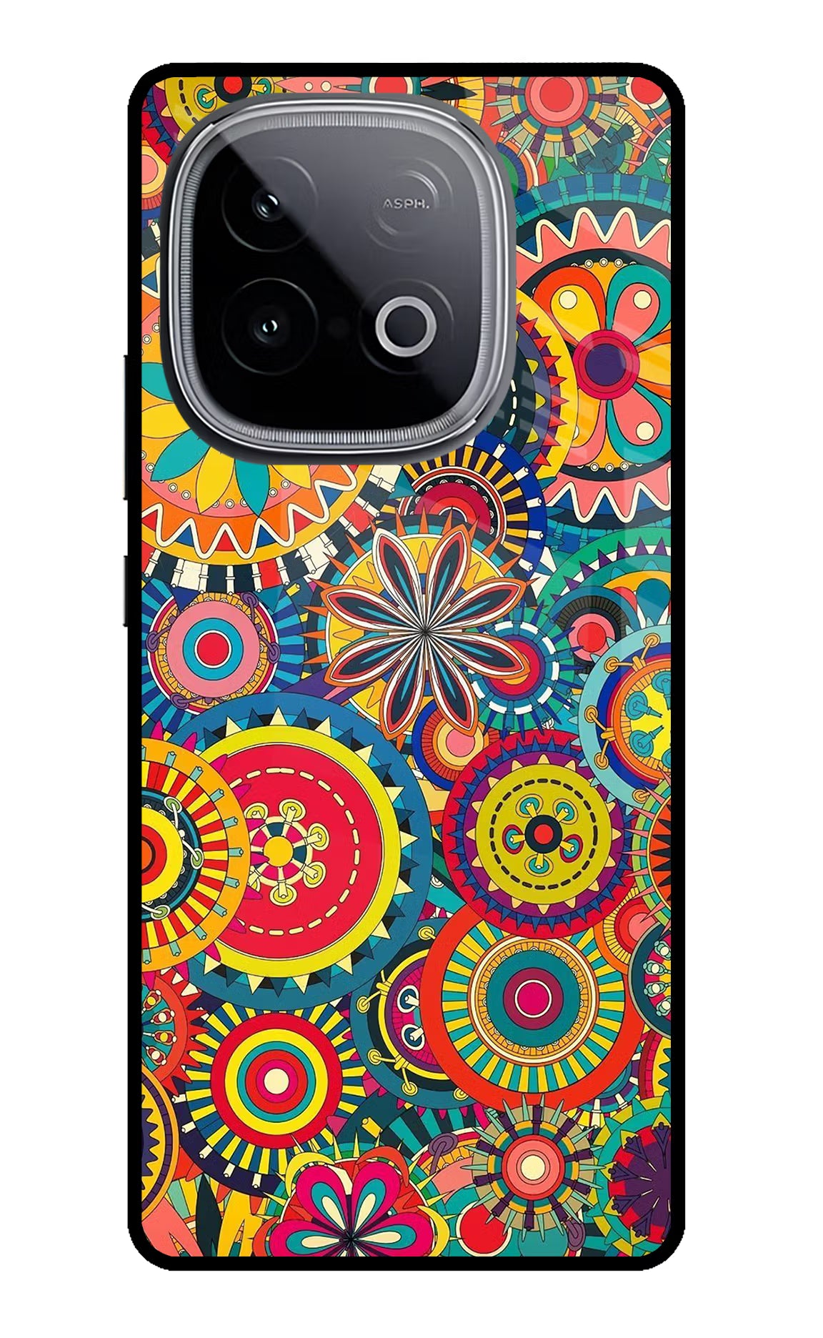 Gol Gol Art iQOO Neo 10 Glass Case Back Cover by Casekaro
