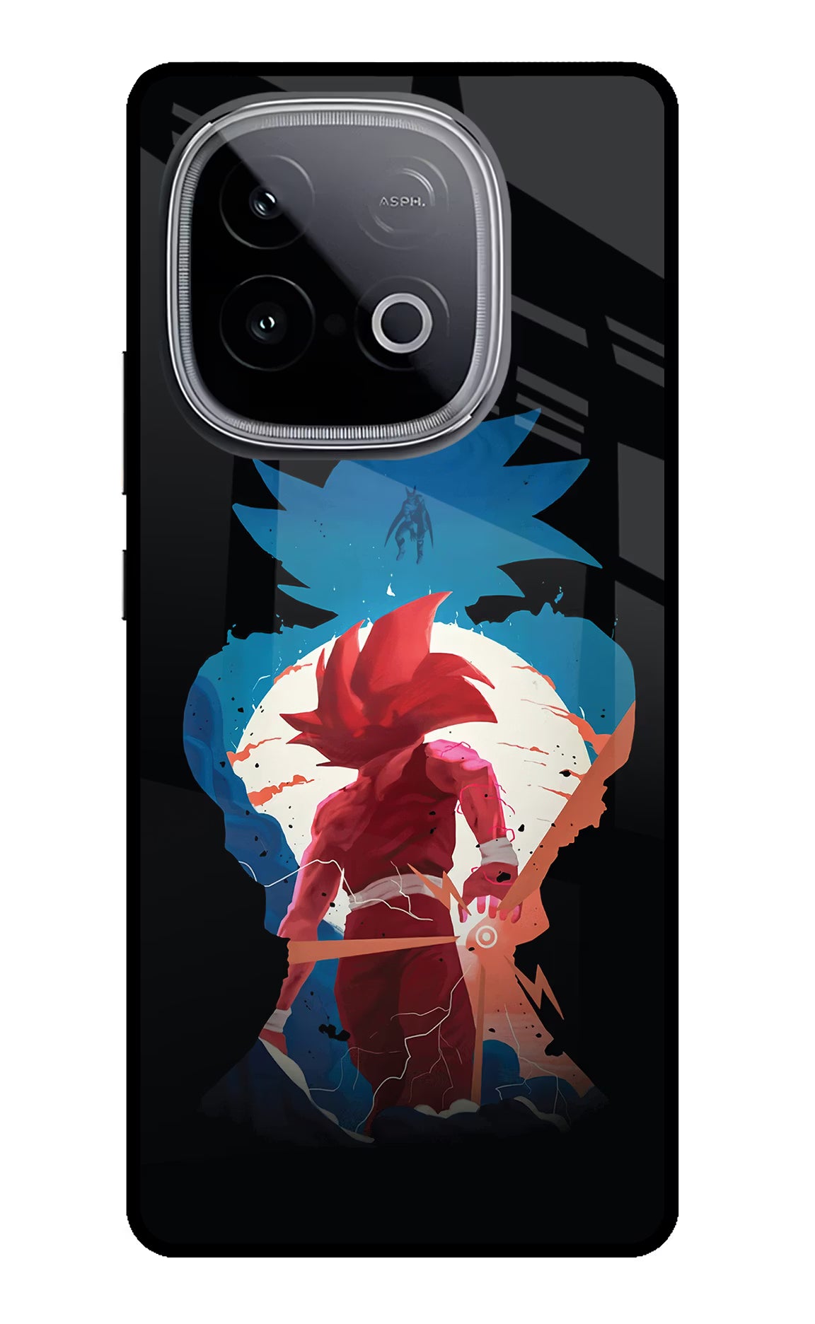 Goku iQOO Neo 10 Glass Case Back Cover by Casekaro