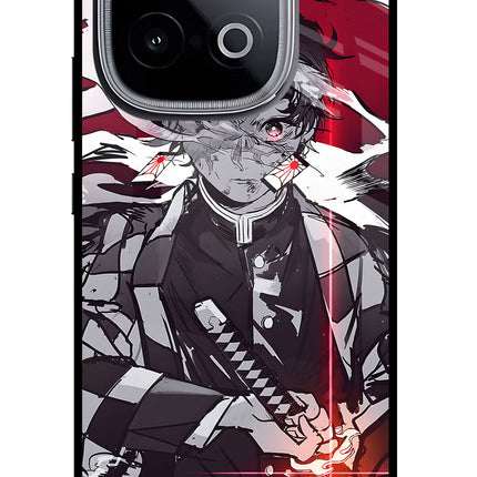 Demon Slayer iQOO Neo 10 Glass Case Back Cover by Casekaro