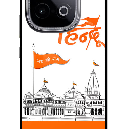 Jai Shree Ram Hindu iQOO Neo 10 Glass Case Back Cover by Casekaro