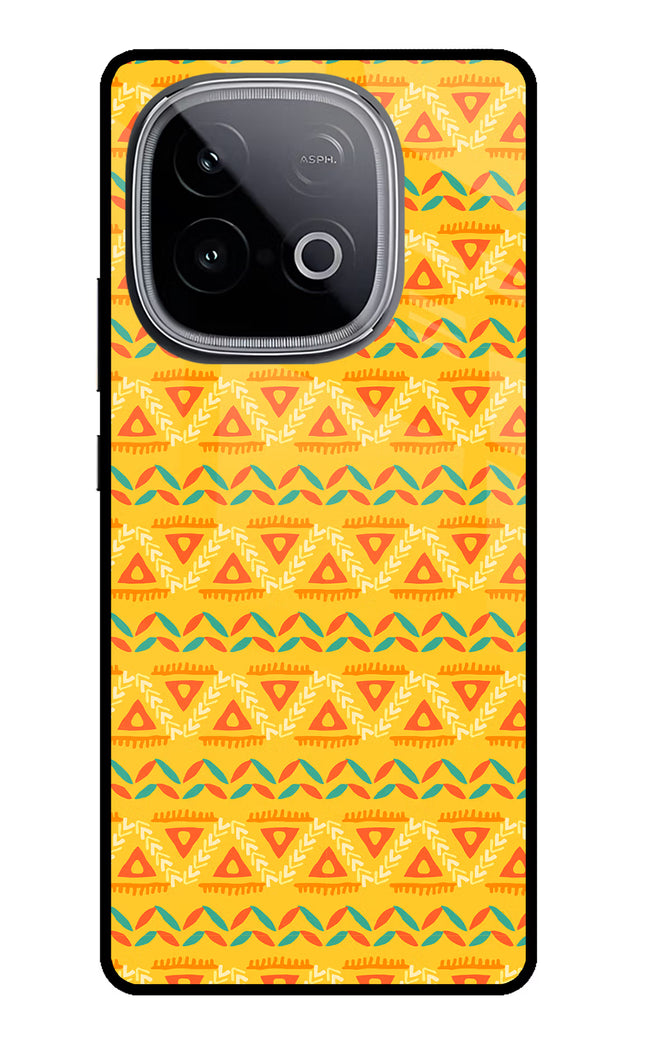Tribal Pattern iQOO Neo 10 Glass Case Back Cover by Casekaro