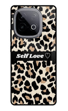 Leopard Print Self Love iQOO Neo 10 Glass Case