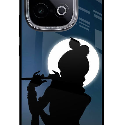 Shri Krishna Silhouette iQOO Neo 10 Glass Case