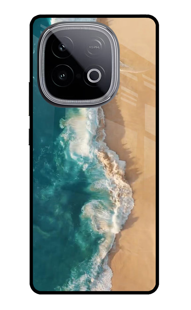 Ocean Beach iQOO Neo 10 Glass Case Back Cover by Casekaro