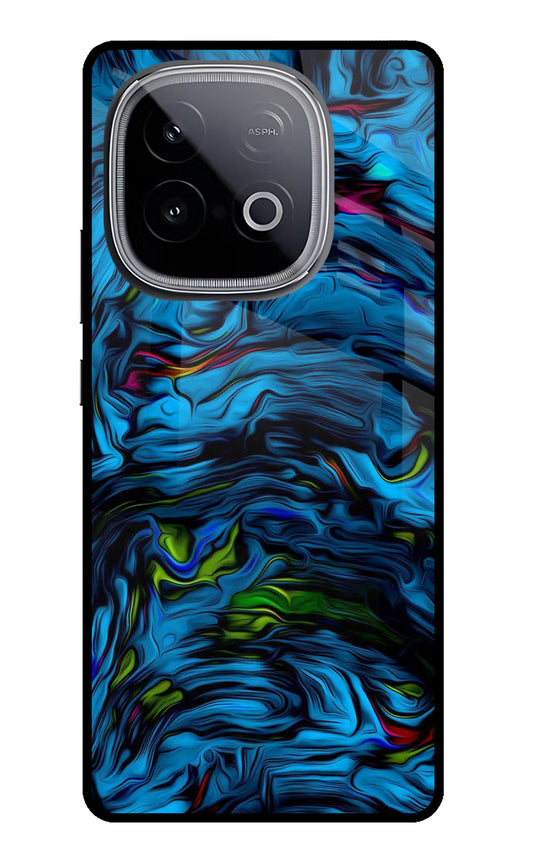 Dark Blue Abstract iQOO Neo 10 Glass Case