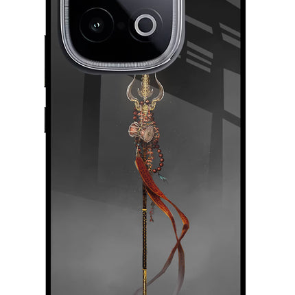 Shiv Trishul iQOO Neo 10 Glass Case Back Cover by Casekaro