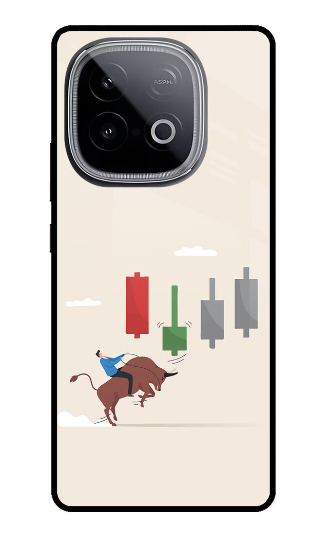 Bull Trading Momentum iQOO Neo 10 Glass Case Back Cover by Casekaro