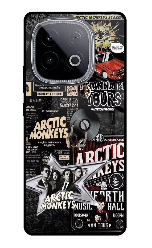 Arctic Monkeys iQOO Neo 10 Glass Case Back Cover by Casekaro