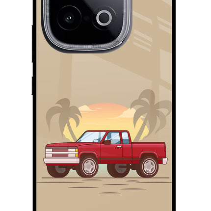 Desert Classic Drive iQOO Neo 10 Glass Case Back Cover by Casekaro