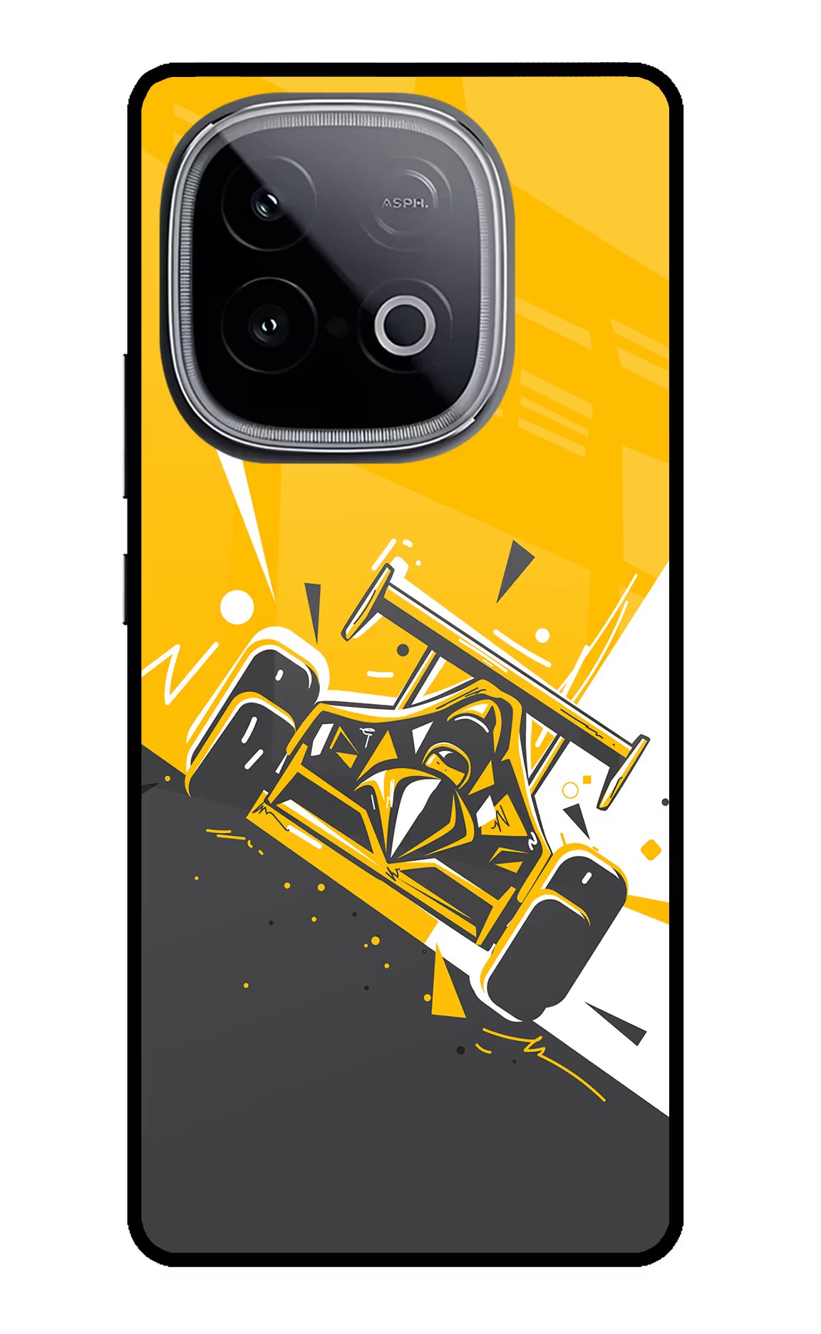 Track King iQOO Neo 10 Glass Case Back Cover by Casekaro