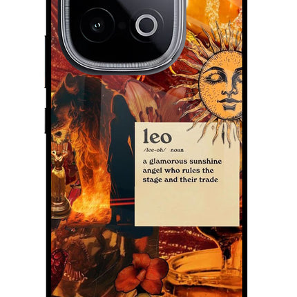 Leo Zodiac iQOO Neo 10 Glass Case