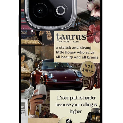 Taurus Zodiac iQOO Neo 10 Glass Case