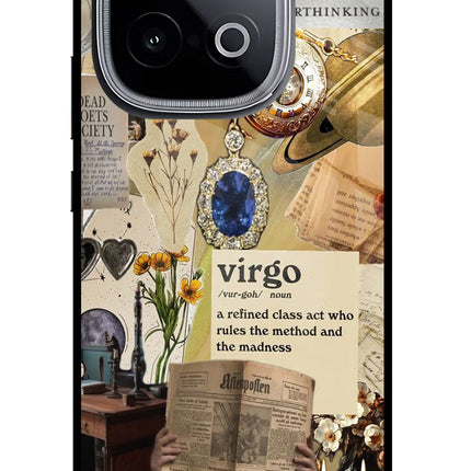 Virgo Zodiac iQOO Neo 10 Glass Case Back Cover by Casekaro