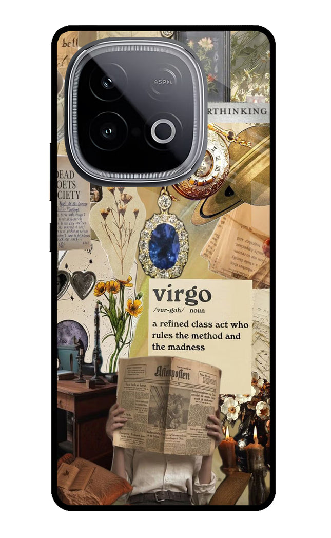Virgo Zodiac iQOO Neo 10 Glass Case Back Cover by Casekaro
