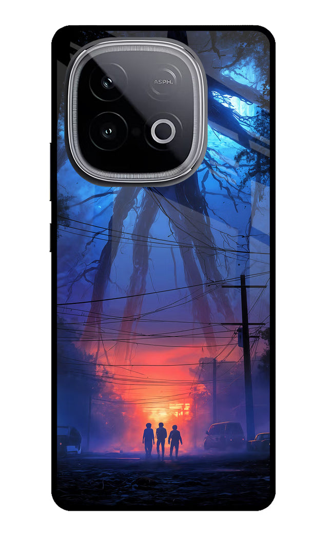 Ordinary Things Shadow iQOO Neo 10 Glass Case Back Cover by Casekaro