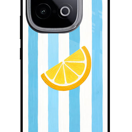 Summer Lemon iQOO Neo 10 Glass Case Back Cover by Casekaro