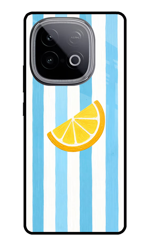 Summer Lemon iQOO Neo 10 Glass Case Back Cover by Casekaro