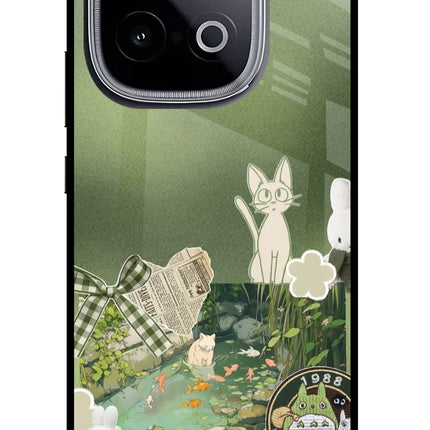 Aesthetic anime iQOO Neo 10 Glass Case