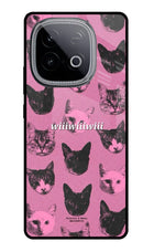 Pink Cats iQOO Neo 10 Glass Case