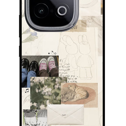 Soft Aesthetic iQOO Neo 10 Glass Case