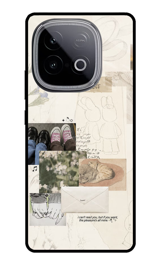 Soft Aesthetic iQOO Neo 10 Glass Case Back Cover by Casekaro