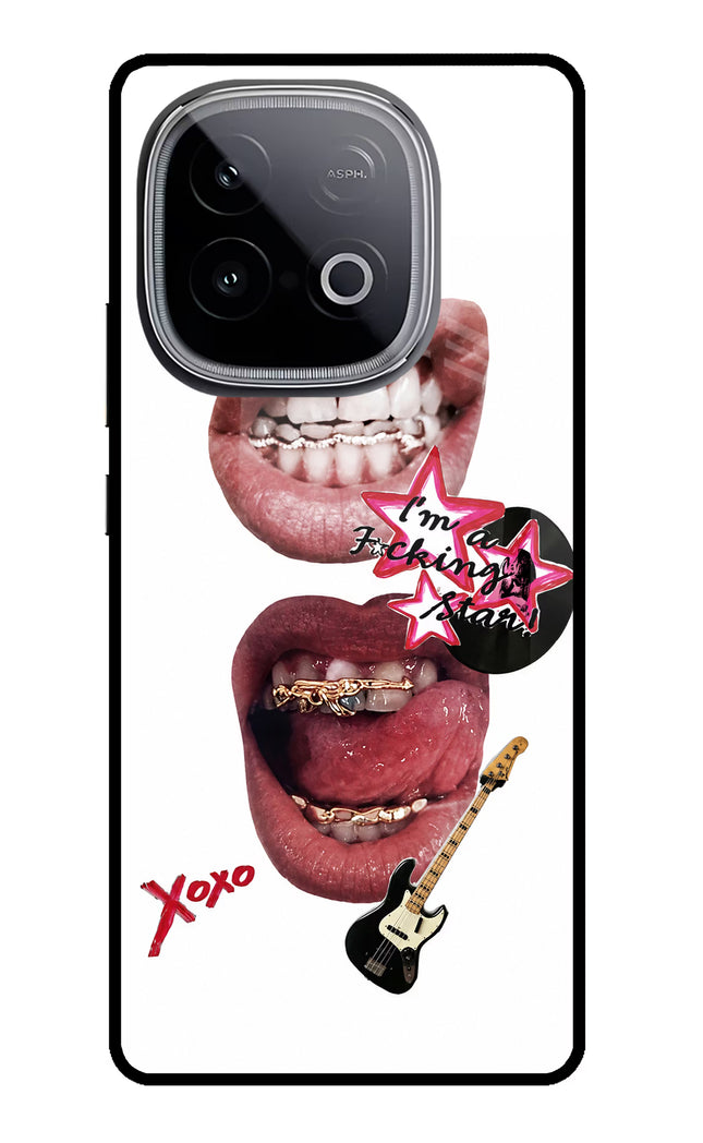 Rockstar iQOO Neo 10 Glass Case Back Cover by Casekaro