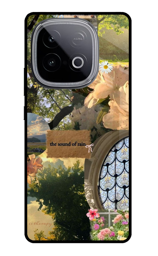 Rain iQOO Neo 10 Glass Case Back Cover by Casekaro