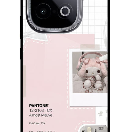 Pantone Asthetic iQOO Neo 10 Glass Case Back Cover by Casekaro