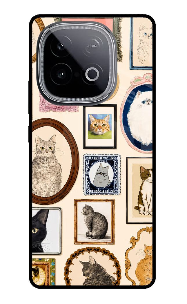Mirror Cats iQOO Neo 10 Glass Case Back Cover by Casekaro