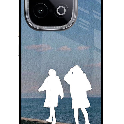 Coastal Dream iQOO Neo 10 Glass Case Back Cover by Casekaro