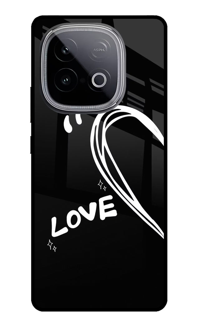 Love Line iQOO Neo 10 Glass Case Back Cover by Casekaro