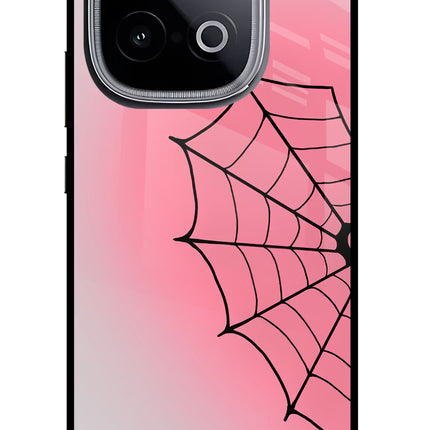 Pink Web iQOO Neo 10 Glass Case