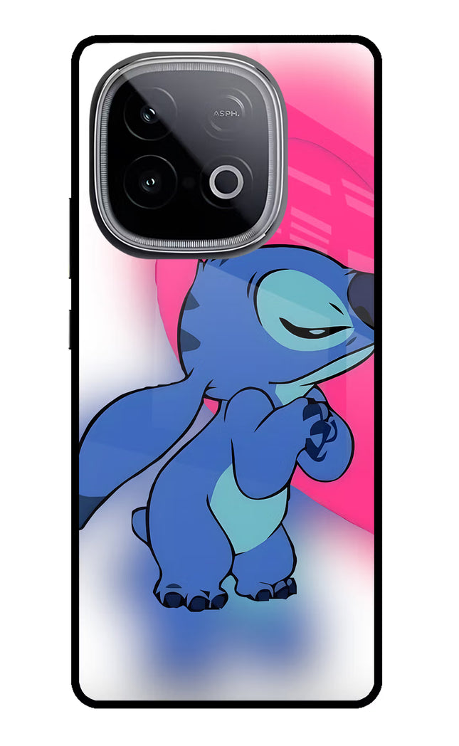 Stitch Hug iQOO Neo 10 Glass Case Back Cover by Casekaro