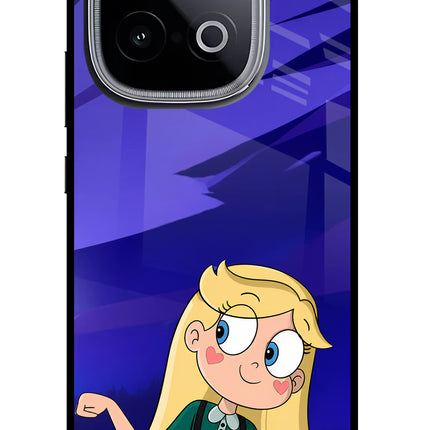 Star Glow iQOO Neo 10 Glass Case Back Cover by Casekaro