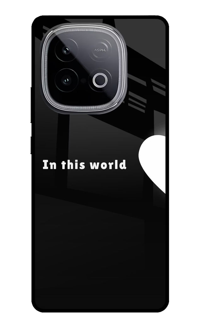 This World iQOO Neo 10 Glass Case Back Cover by Casekaro